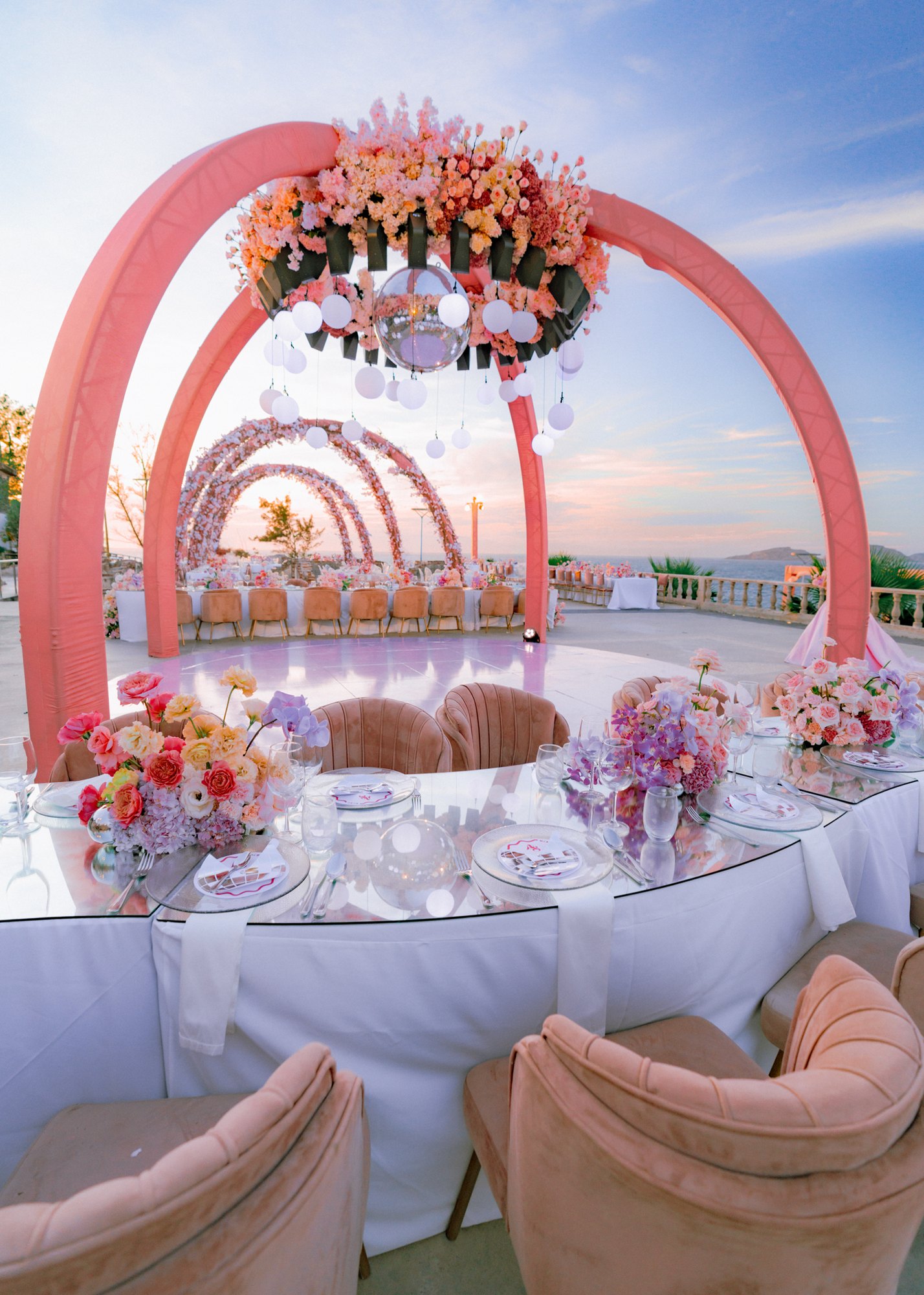 Quinceañera en locación frente al mar